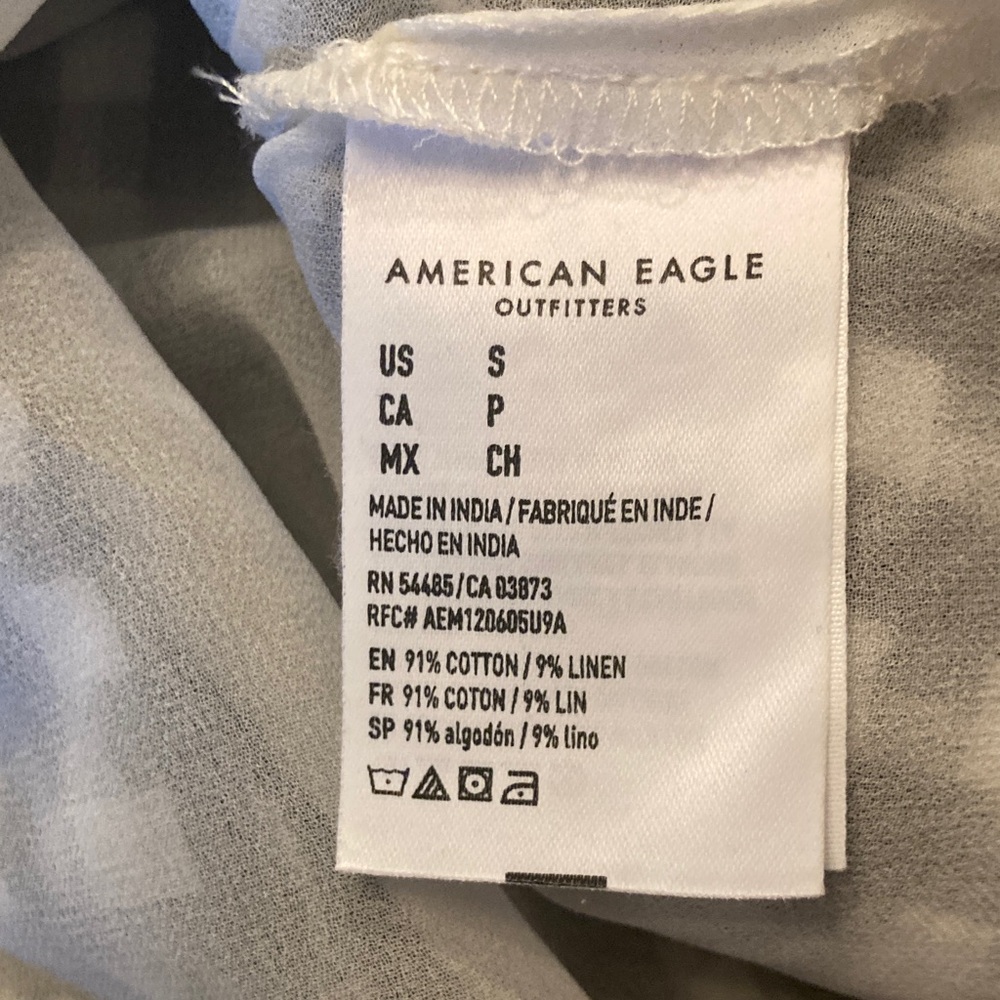 American Eagle Outfitters Black and White Checkered Mini Skirt - Picture 4 of 4